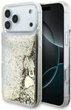 Guess Liq. Glitter Case 4 Charms Voor iPhone 17 Pro Max Luxe Case