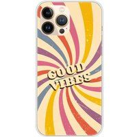Apple iPhone 13 Pro Max Good vibes siliconen hoesje