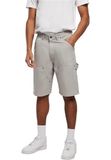 Urban Classics Double Knee Carpenter Korte broek - Maat 34 inch - Grijs