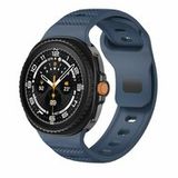 Samsung Galaxy Watch 9 40mm / 44mm Wave met motief siliconen band - Donkerblauw