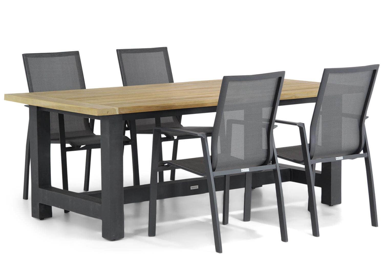 Lifestyle Garden Furniture Lifestyle Ultimate/San Francisco 200 cm dining tuinset 5-delig