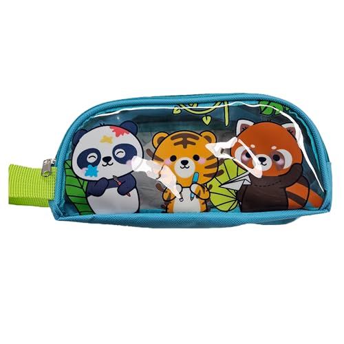 Puckator Etui - Wild Animals - Transparent