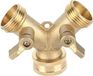 OEM Robuuste messing T-stukken met een aansluiting van 3/4 inch voor tuinslangen