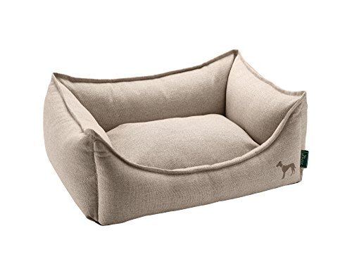 Hunter Livingston hondenbank, hondenbed, structuurstof, klassiek, S, beige