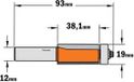 CMT Uitloopfrees met kogellager, HW