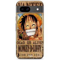 Google Pixel 8a Hoesje One Piece Wanted Poster Monkey D. Luffy Maniacase