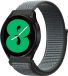 By Qubix - Sport Loop Nylon Bandje - Donkergrijs / Blauw Gemêleerd - Geschikt voor Garmin Forerunner 970 / 570 (47mm) / 255 - 22mm