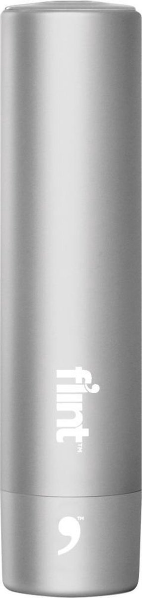 Flint pluizenroller Metallic 3,3 x 13,5 cm zilver
