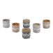Cofan Lot de 6 bougies à la citronnelle avec arôme d'agrumes et pot décoratif