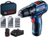 Bosch Gereedschap - 12V ACCU-boorschroevendraaier met accessoires, 2x accu 2.0 Ah Li-Ion, lader 06019G9101