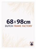 Dutch Frame Factory Fotolijst 68x98 cm - Kunststof - Wit Hoogglans - Easy
