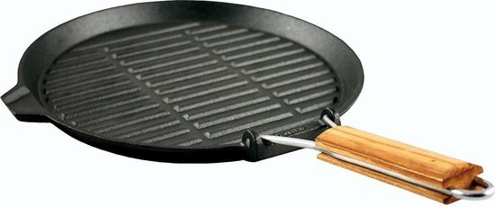 Baumalu - 388069 ronde grill, gietijzer, 25 cm