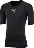 Puma LIGA Baselayer Tee SS Jr Unisex - Puma Black