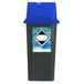 Frontier 41105440 Blauwe Deksel Stevige Farmaceutische Afvalbak, 7 L