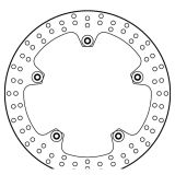 TRW Rotor freins disques rigides abe avec rivets verpr.