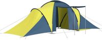 vidaXL Tent 6-persoons blauw en geel