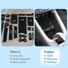 Jeep Avenger Tapis antidérapants en caoutchouc Set - Noir