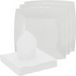 Santex feest/verjaardag servies set - 20x bordjes/25x servetten - wit - karton