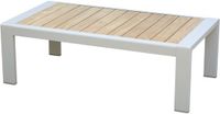 AVH-Collectie Ripasso lounge tuintafel latte aluminium teakblad 116x62xH38 cm