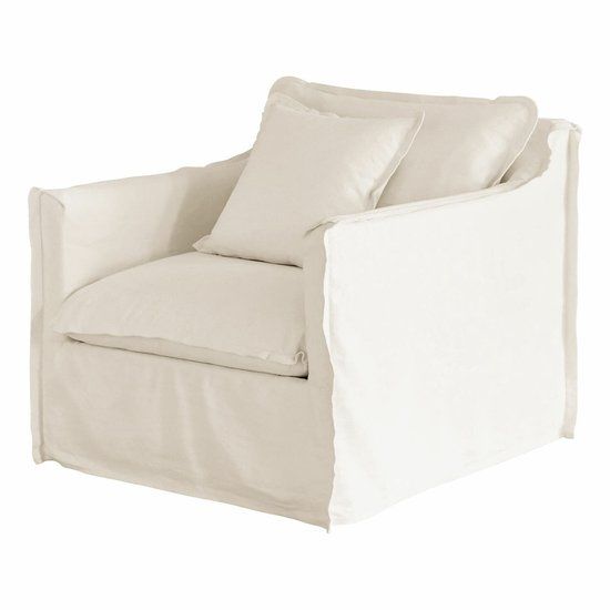 Loberon Fauteuil Tienen crème
