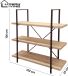 Urban Living "DOCK" Boekenkast met 3 planken 100x33xH106cm