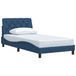 vidaXL Bedframe zonder matras, 120 x 200 cm, stof, blauw