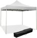 Divina Garden 2 x 2 witte opvouwbare partytent, waterdicht PVC, metaal, 200x200x300 cm
