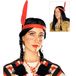 WIDMANN Indian in polybag voor dames (man/vrouw) pruik voor haaraccessoire fancy dress