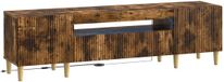 vidaXL LED tv-meubel ARNHEM 153 x 35 x 43 cm Gerookt eiken