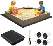 Ibenzoa® Zandbakdoek 2x2m Zwart