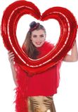 Folat Foto Frame - hart - rood - 80 x 70 cm