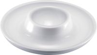 Westmark 3 eierdopjes, rond, stapelbaar, ø 10 cm, hoogwaardige kunststof, Punto, wit