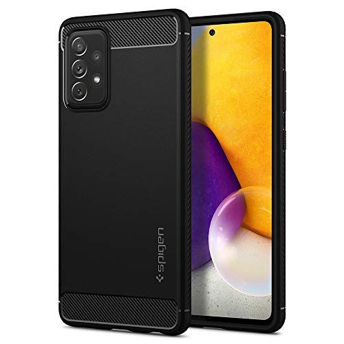 Spigen Rugged Armor Case for Samsung Galaxy A72 - Black