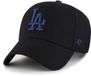 47Brand Dodgers baseballpet MLB MVP Zwart Unisex Volwassenen