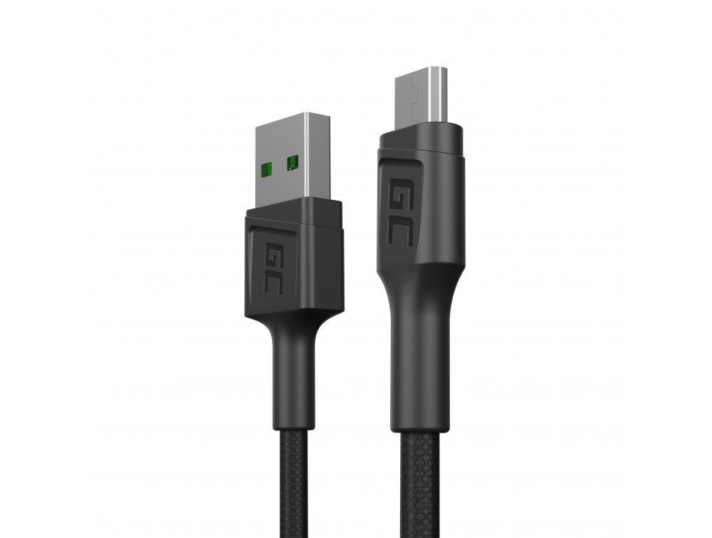 GREEN CELL KABGC23 - USB-kabel - 0,3 m - Zwart