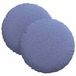 vidaXL Zitkussens 2 stuks Stof Jeans Blauw Ø30 x 13 cm