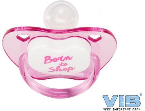 VIB Fopspeen roze Born to Shop