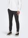 Only & Sons Heren Chino Broek ONSMARK Slim Fit Donkergrijs Melange W34/L30