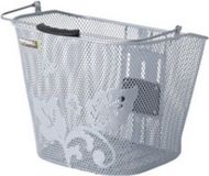 Basil Basimply EC Flower Fietsmand - Staal - Zilver