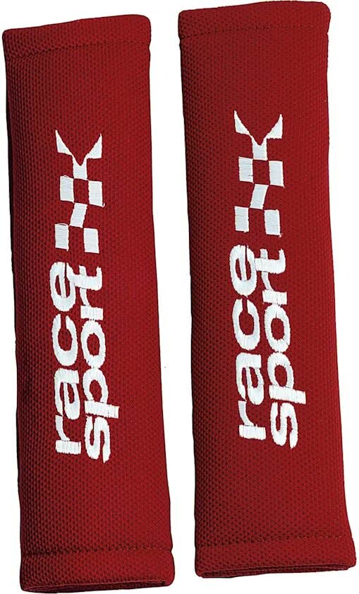 Race sport Gordelhoezen 28 X 8 Cm Textiel Rood 2 Stuks