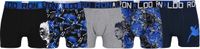 CR7 Lange short - 5 Pack 2500 Black/Grey/Blue - maat 104-116 - Jongens Kinderen - Katoen/elastaan