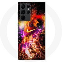 Nike Hoesje voor Samsung Galaxy S22 Ultra gekleurde verf