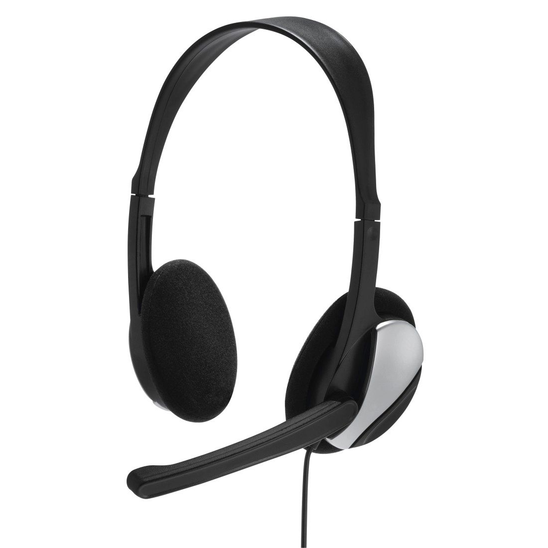 Hama Essential HS 200 - Headset - Zwart/Zilver