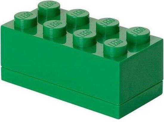 LEGO Mini Brick 8 Opbergbox - Groen