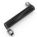 Compulocks Dual Head Coiled Cable Keyed Lock kabelslot Zwart