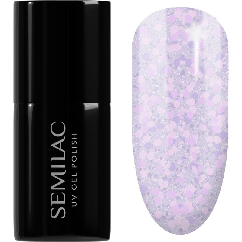 Semilac UV Hybrid Nail Polish 492 Icy Lavender Bliss 7ml