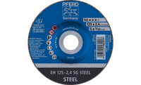 PFERD EH 125-2,4 SG STEEL - Haakse slijper-accessoires - 125 mm - 12200 rpm - 25 stuks