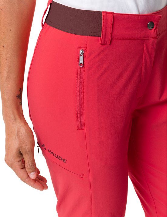 Vaude Farley Stretch Zo T-Zip II - Flame - Maat Damen_EU 44