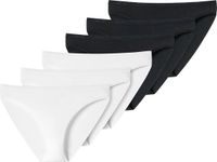 uncover by SCHIESSER Schiesser Uncover Tai Slip Dames Zwart/Wit Effen