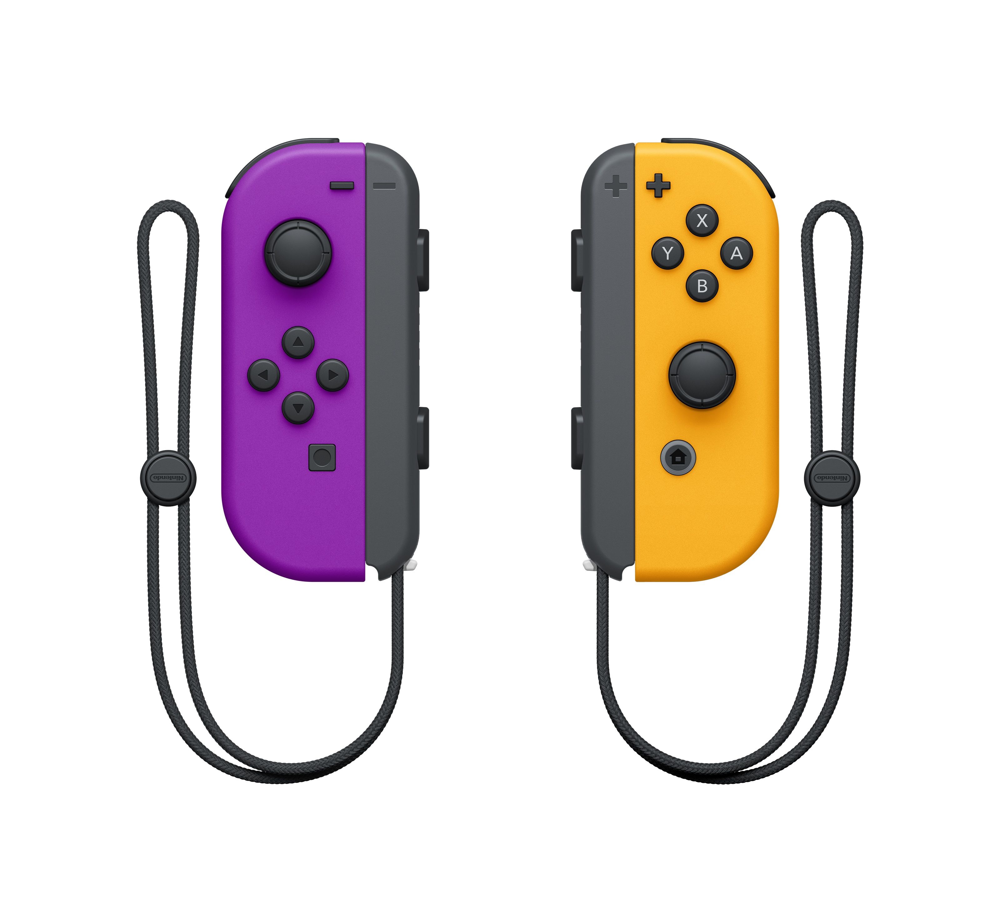 Nintendo Switch Joy-Con Controller - Black, Orange, Purple